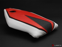 BMW S1000RR Red/Pearl White Seat Cover