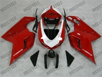 Red/White Ducati 1198 1098 848 Evo Fairings