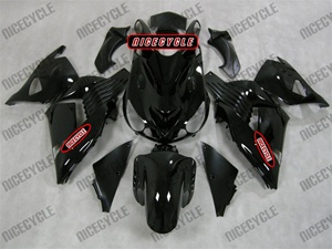 Kawasaki ZX14R Solid Black Fairings