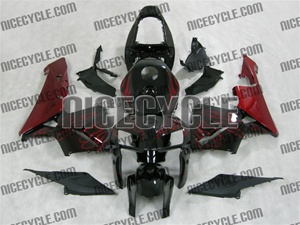 Honda CBR600RR Red Flames Fairings