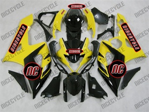 Black/Yellow Suzuki GSX-R 1000 Fairings