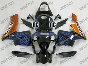 Honda CBR600RR Blue Flame/Gold Fairings