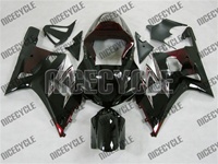 Black/Maroon Suzuki GSX-R 600 750 Fairings