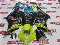 Neon Green Blue Honda CBR 600RR Fairings