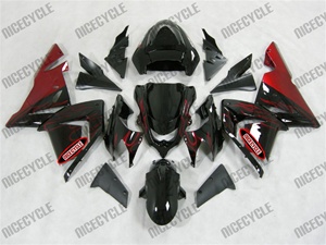 Kawasaki ZX10R Red Flame Fairings