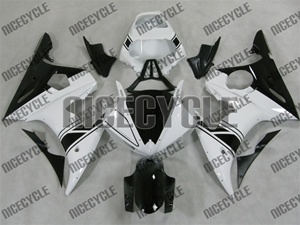 Yamaha YZF-R6 Racing White Fairings