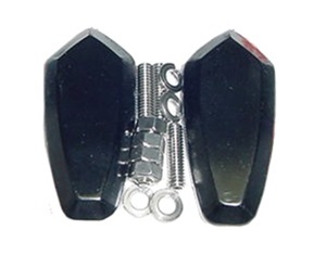 Yamaha Mirror Caps Anodized Black (product code# A2840B)