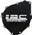 Anodized Black Hayabusa Stator Cover (99-Present), Engraved with LRC (product code# A2850BLRC)