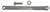 Polished Brake Bar Oem Replacement Hayabusa, "LRC" engraved (99-07) (product code# A2913LRC)
