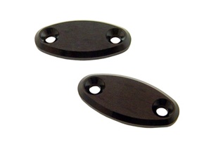 Mirror Caps Anodized Black fit Honda CBR models (product code# A2924BL)