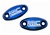 Mirror Caps Anodized Blue and Engraved "LRC" fits Honda CBR models.  (product code# A2924BULRC)