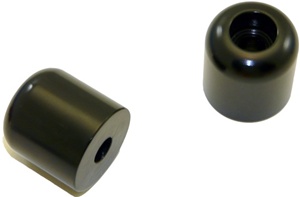 Anodized Black Bar Ends (product code# A2926B)