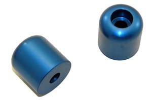 Anodized Blue Bar Ends (product code# A2936)