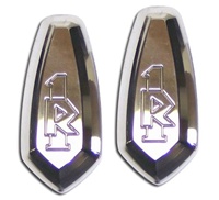 R1 Mirror Caps Polished and Engraved (product code# A2949)