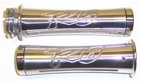R6 (99-02) Polished & Engraved Curved In Grips (product code# A2955)