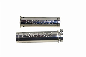 Polished & Engraved Straight Grips for Kawasaki ZX7 (product code# A2975)