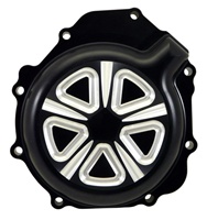 (05-08) Suzuki GSXR1000 Anodized Black Stator Cover, NEW STYLE. (product code# A2990NB)