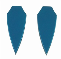 Anodized Blue Mirror Caps GSXR1000 (05-08), GSXR 600/750 (06-10) (product code #A3014BU)
