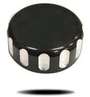 ANODIZED BLACK "LRC" BILLET ALUMINUM REAR BRAKE CYCLINDER COVER FOR R1 (98-03) (product code# A3033ABLRC)