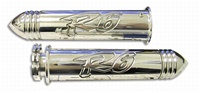 R6 (03-05) STRAIGHT BILLET ALUMINUM GRIPS POLISHED WITH POINTED ENDS (product code A3042P)