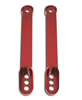 ZX14 (06-Present) Stock, 2" & 4" Drop LOWERING LINKS BILLET ALUMINUM WITH LRC - ANODIZED RED (product code #A3056ARLRC)