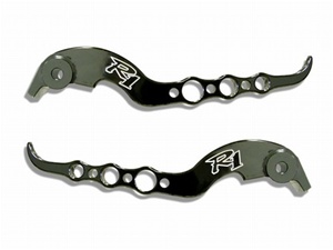 Anodized Black Brake and Clutch Lever Set Billet Aluminum For R1 (04-06) (product code #A3111AB3078AB)