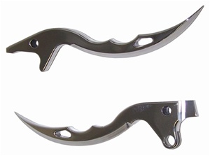 Polished Brake and Clutch Blade Lever Set Billet Aluminum For Hayabusa (99-Present) (product code #A3116A3117)