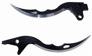 Anodized Black Brake and Clutch Blade Lever Set Billet Aluminum For Hayabusa (99-Present) (product code #A3116ABA3117AB)