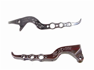 Polished Brake and Clutch Lever Set Billet Aluminum For Kawasaki ZX-10R  (product code #A3127A3126)