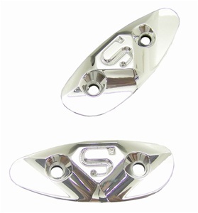 Polished Mirror Caps "Superman S" (product code# A3153)