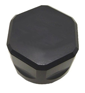 BLACK ANODIZED SUZUKI OIL CAP (product code# A3169AB)