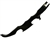 Medieval Style Long Black Suzuki Boulevard M109R (06-Present) Kickstand (Product Code #A3228AB)