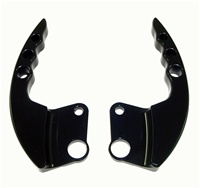 Custom Billet Anodized Black Hayabusa (99-07) Two Piece Grab Handles (product code# A3275AB)