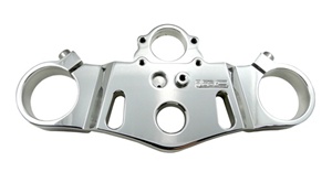 Polished Top Tree Clamp with "LRC" Engraved fits Honda CBR 1000RR (04-07) (product code: A3296)