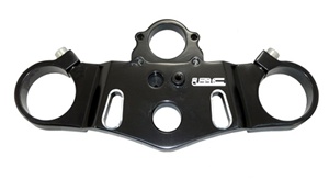 Black Top Tree Clamp with "LRC" Engraved fits Honda CBR 1000RR (04-07) (product code: A3296AB)