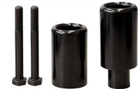 Anodized Black Aluminum Frame Slider Set for Kawasaki ZX-10R (08-10) (product code# A3395AB)