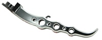 Anodized Black Exotic Style Long Kickstand fits Yamaha R6 (06-Present) (product code: A4004AB)