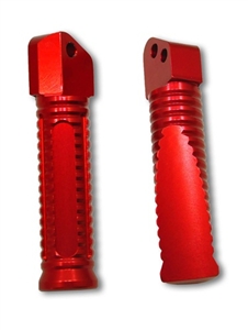 Rear Foot Peg Set for Suzuki GSXR 600 750 1000 Hayabusa, Anodized Red (product code #A4009R)