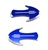 Kawasaki ZX6R (2005-2012), ZX10 (2005-10) Mirror Caps, Tattoo Design, Blue (product code# A4026BL)