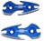 Suzuki Hayabusa (99-07) Mirror Caps, Tattoo Design, Anodized Blue (product code# A4028BL)