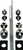 Anodized Black Billet Spiked Axle Dress-Up Kit for Kawasaki ZX-14 (06-10) (product code# A4261AB)