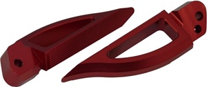 Blade Style Anodized Red Rear Footpeg Set for Suzuki Hayabusa 99-07 (product code: A4262R)