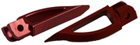 Blade Style Anodized Red Front Footpeg Set for Suzuki Hayabusa 99-Present (product code: A4263R)