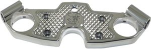 Diamond Cut Polished Solid Top Busa Clamp (99-Present), Engraved with Speed Symbol (product code: A4268)