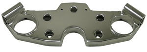 Solid Polished Solid Top Busa Clamp (99-Present), Engraved with Speed Symbol (product code: A4268S)