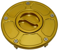 GOLD FLUSH/RACE STYLE-SCREW CAP YAMAHA (PRODUCT CODE:A4284G)