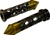 UNIVERSAL ANODIZED BLACK/GOLD GRIPS WITH SPIKE END & DIAMOND CUT-OUT, SEE FITMENTS BELOW (PRODUCT CODE: A4286PBG)