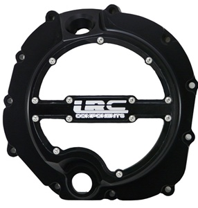 Kawasaki ZX14 (06-11) Anodized Black Clutch Cover with Window (Product Code #A4301BLRC)