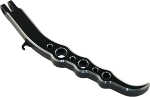 Anodized Black Exotic Long Kickstand fits 1000 (09-Present) (product code: A4332AB)