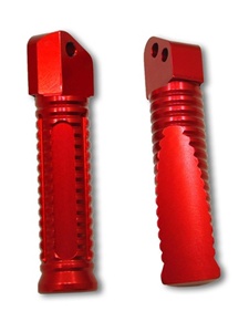 Rear Anodized Red Foot Peg Set for Yamaha Models (product code #A4342R)